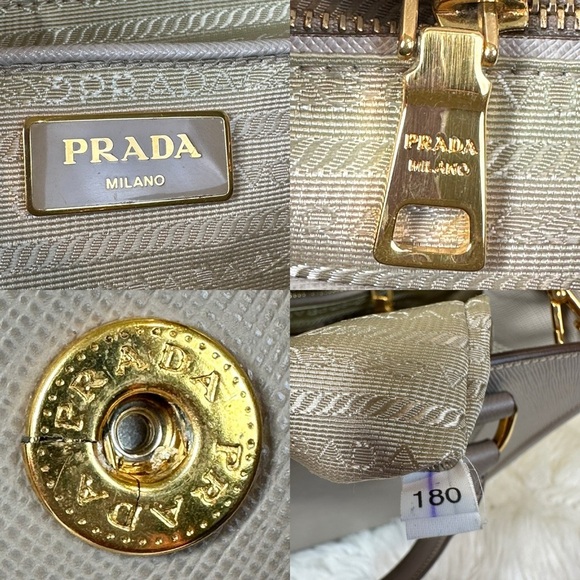 💯Authentic PRADA Saffiano Leather Medium Top Handle Tote Bag🍀 - Picture 16 of 17